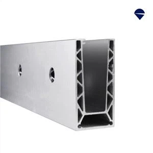 Állítható oldalsó 1kN alumínium üvegcsatorna