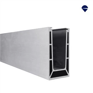 Parapet falak állítható alumínium üvegcsatorna